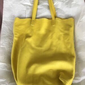 Baggy leather hobo bag